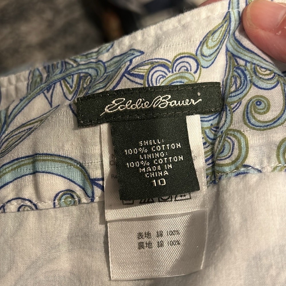 Eddie Bauer print skirt - Picture 5 of 5